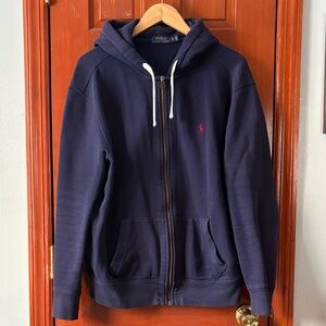 Polo by Ralph Lauren Navy Zip Up Sweater